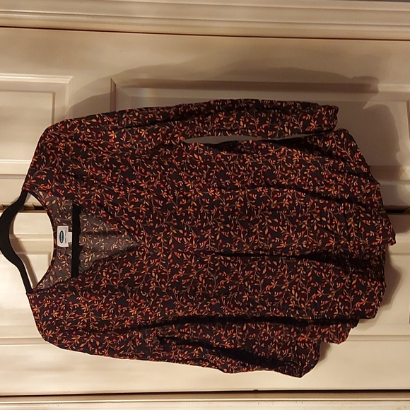 Dark brown, long sleeves blouse. Maternity, Old Navy, L - Picture 1 of 7